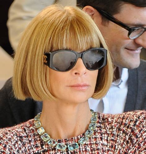 anna wintour chanel sunglasses|Anna Wintour no sunglasses.